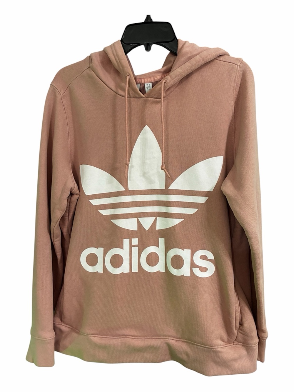 Adidas Originals Pink Trefoil Large Logo Hoodie